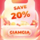Use code GIAMGIA to save 20%