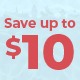 Save up to $10 on Bus Tickets 