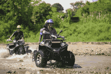 chiang-mai:-no.1-atv-3-hrs-mae-wang,-elephant-feeding-&-rafting-&-waterfall