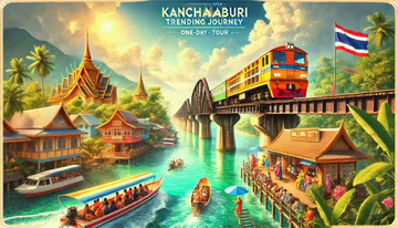private-tour-kanchanaburi-trending-journey:-mallika-city-+-death-railway-train-ride-+-river-kwai-bridge-+-long-tail-boat-river-exploration-(duration:-10-hours)