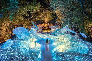 nasatta-light-festival-with-maeklong-railway-market-&-wat-paknam-boat-ride