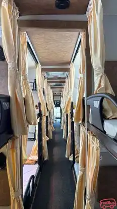 Samrat Travels Pune Bus-Seats layout Image