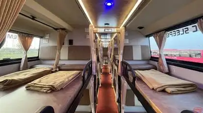 No 1 Air Travels  Bus-Seats layout Image