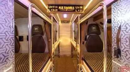 M R Travels Bus-Seats layout Image