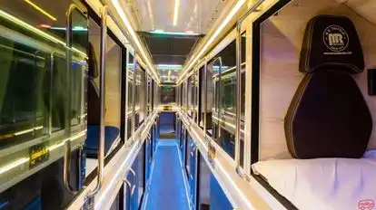 M R Travels Bus-Seats layout Image