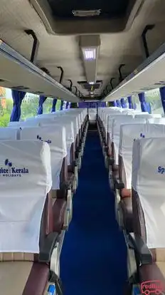 Spice Kerala Holidays Bus-Seats layout Image