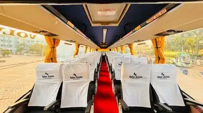 Spice Kerala Holidays Bus-Seats layout Image