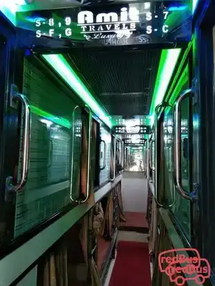 Amit Travels Udaipur Bus-Seats layout Image