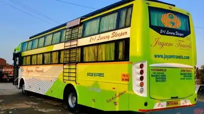 Jayam travels Bus-Seats layout Image