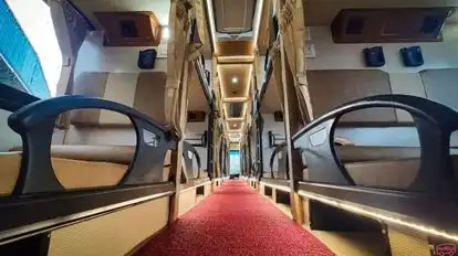 Rajmudra tours and travels Bus-Seats layout Image