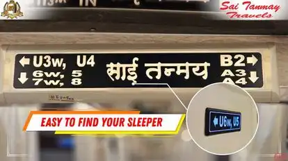 Sai Travels Bus-Seats layout Image