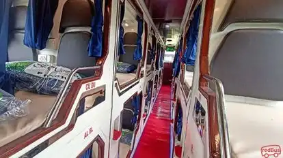 PVS Tours and Travels Bus-Seats layout Image