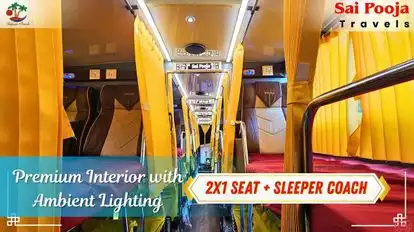 Sai Pooja Travels Bus-Seats layout Image