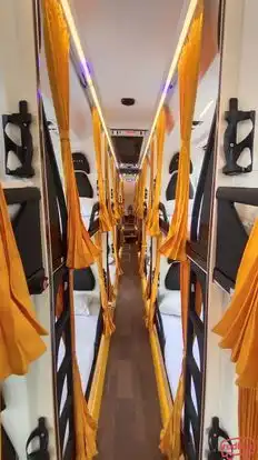 V Kaveri Travels Bus-Seats layout Image