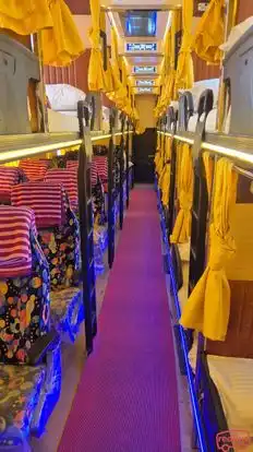 V Kaveri Travels Bus-Seats layout Image