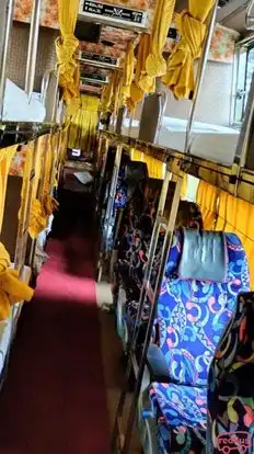 V Kaveri Travels Bus-Seats layout Image