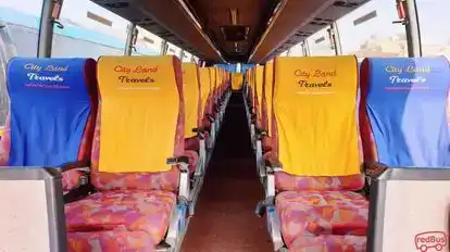 City Land Travels Bus-Seats layout Image