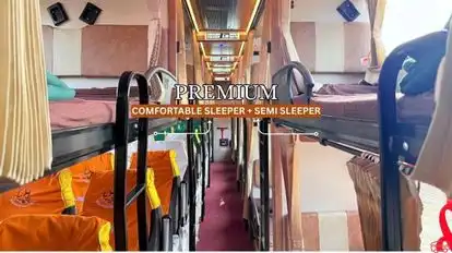Laxmi holidays Bus-Seats layout Image