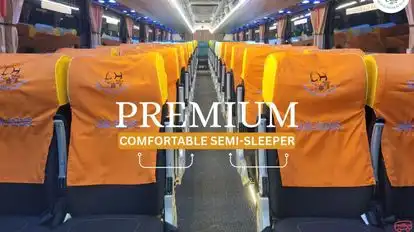 Laxmi holidays Bus-Seats layout Image