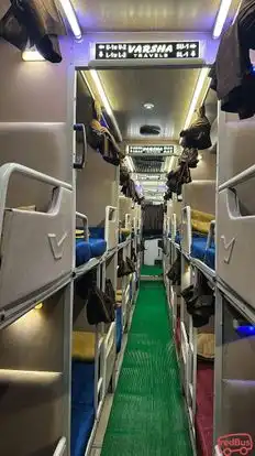 Varsha Tours And Travels Bus-Seats layout Image