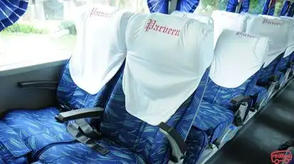 Parveen Travels Bus-Seats Image