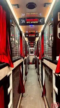Rajdhani Travelling Company Bus-Seats layout Image