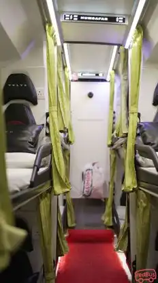 Humsafar Travels Bus-Seats layout Image
