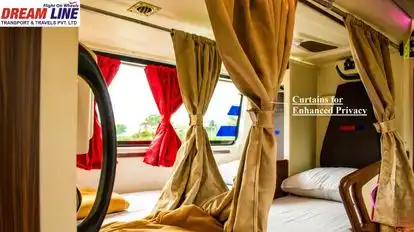 Dream Line Travels Pvt Ltd Bus-Seats layout Image