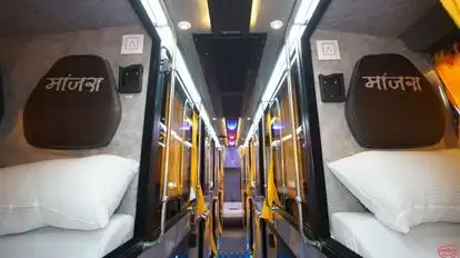 Manjara Tours and Travels Bus-Seats layout Image