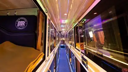 M R Travels Bus-Seats layout Image