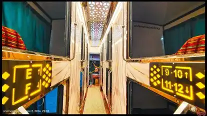 Sai Darshan Travels® Bus-Seats layout Image