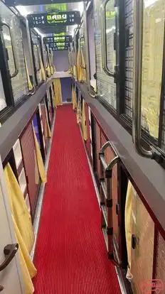 Babu Travels Bus-Seats layout Image