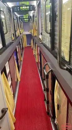 Babu Travels Bus-Seats layout Image