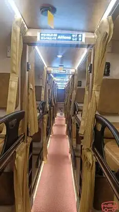 Aitiana travels Bus-Seats layout Image