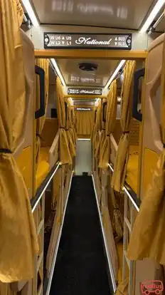 National travels Bus-Seats layout Image