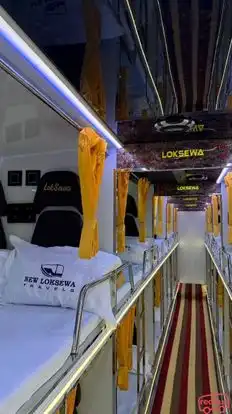 New Loksewa Travels Bus-Seats layout Image