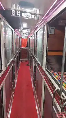 Surya Trans India Bus-Seats layout Image