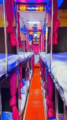 Rajdhani travels Bus-Seats layout Image