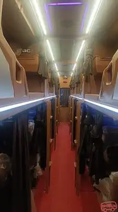 Aadishakti Travels Bus-Seats layout Image