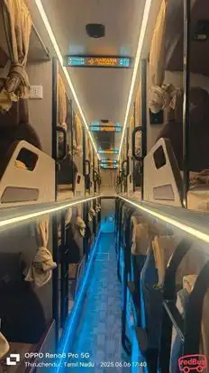 Aakash Travels Bus-Seats layout Image