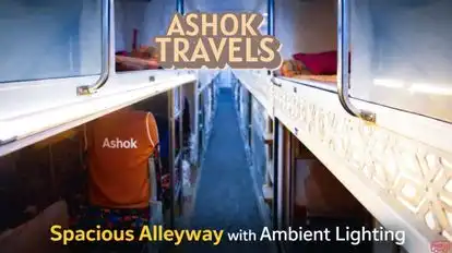 Ashok Travels Bus-Seats layout Image