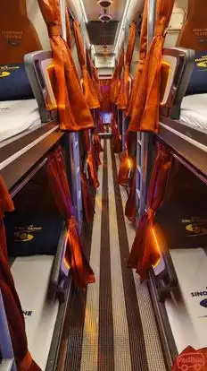 Sindh Radhe Travels Bus-Seats layout Image