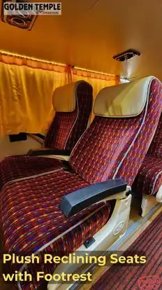 Golden Temple Express Volvo Bus-Seats Image