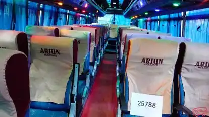 Arjun Holidays Bus-Seats layout Image