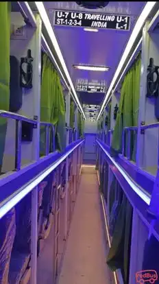 TRAVELLING INDIA  Bus-Seats layout Image