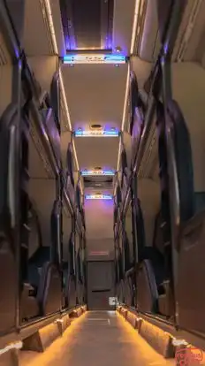 Sunrise Tours and Travels Bus-Seats layout Image