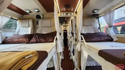 Sunrise Tours and Travels Bus-Seats layout Image