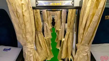 KSM Roadways Bus-Seats layout Image