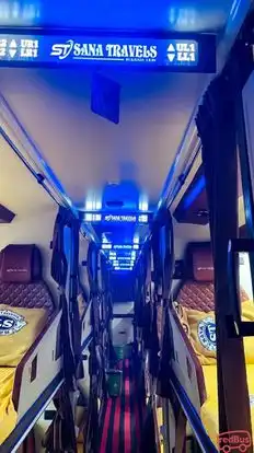 Sana Travels Bus-Seats layout Image