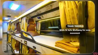 Tiger Travels Bus-Seats Image